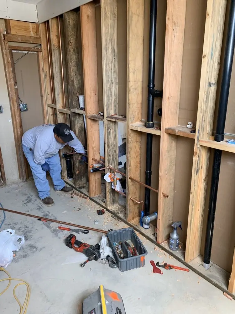 Commercial rough-in plumbing for Commercial Plumbing in Laurel Hollow